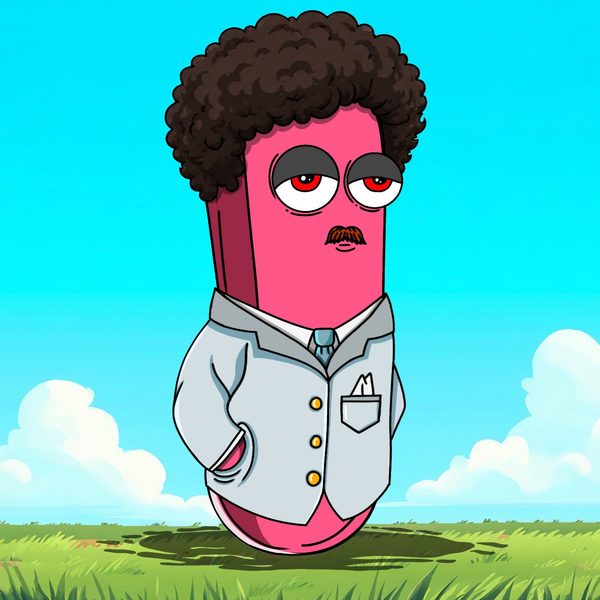 Mustache blazer frankie